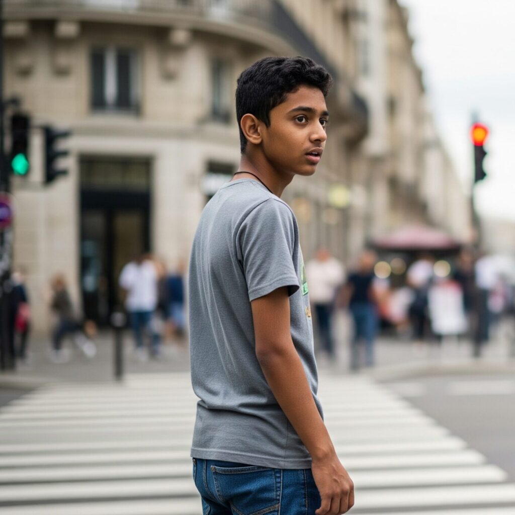 Young boy from Bangladesh (with AI)